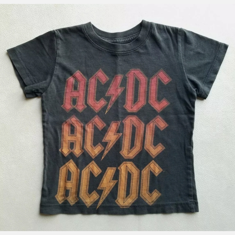 AC/DC 3T Rockware Black T-shirt Hombre Logo